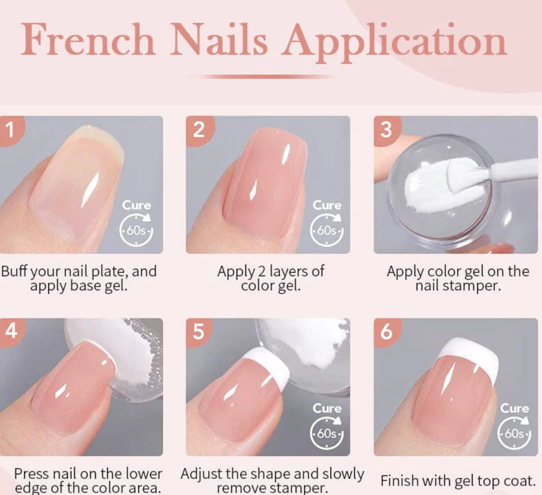 KIT FRENCH NAIL KIT STAMPER