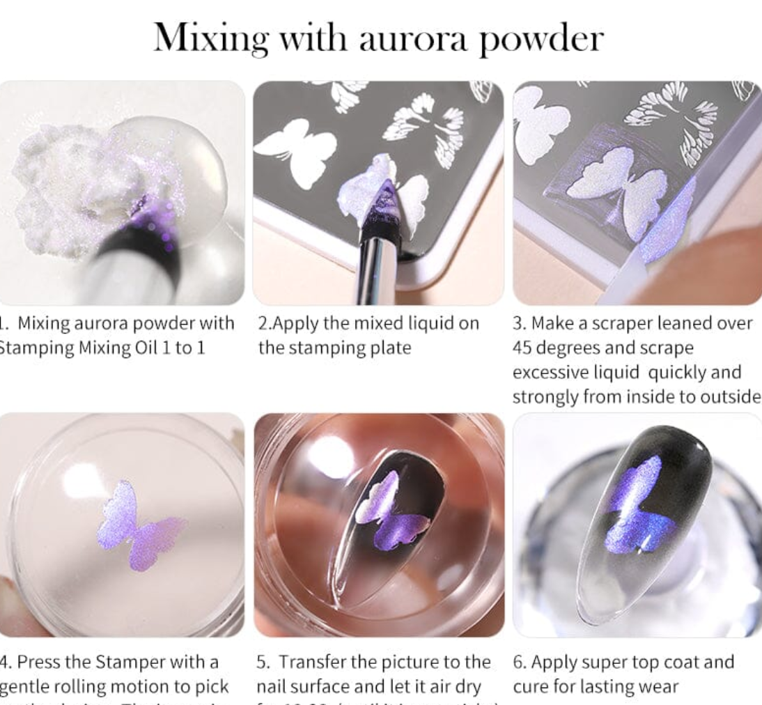 KIT STAMPING NAIL N°5 -5PCS