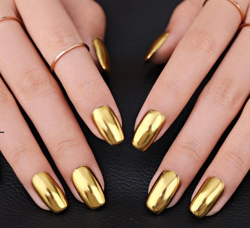 KIT CHROME MIRROR NAIL POWDER