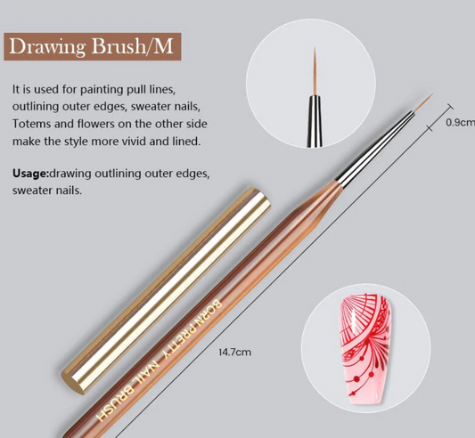 Pinceau liner (M/9mm)