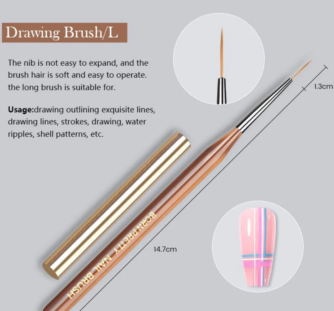 Pinceau liner (L/13mm)