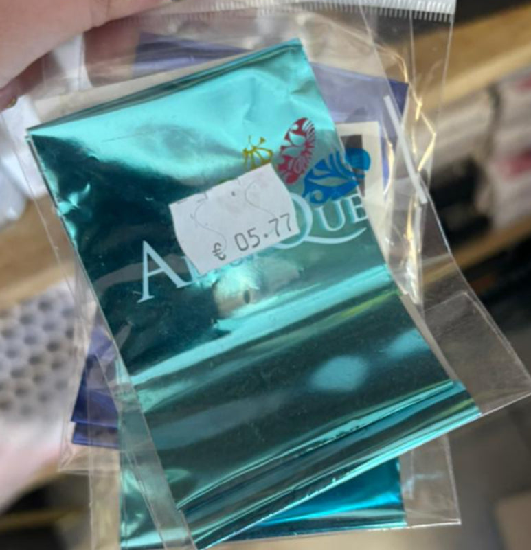 Foil N•2 Bleu Turquoise Alysique