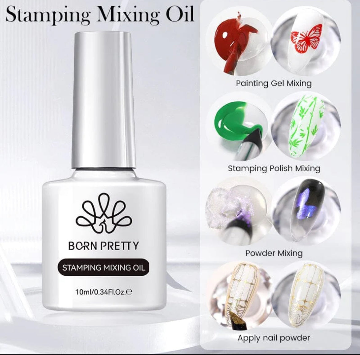 KIT STAMPING NAIL N°5 -5PCS