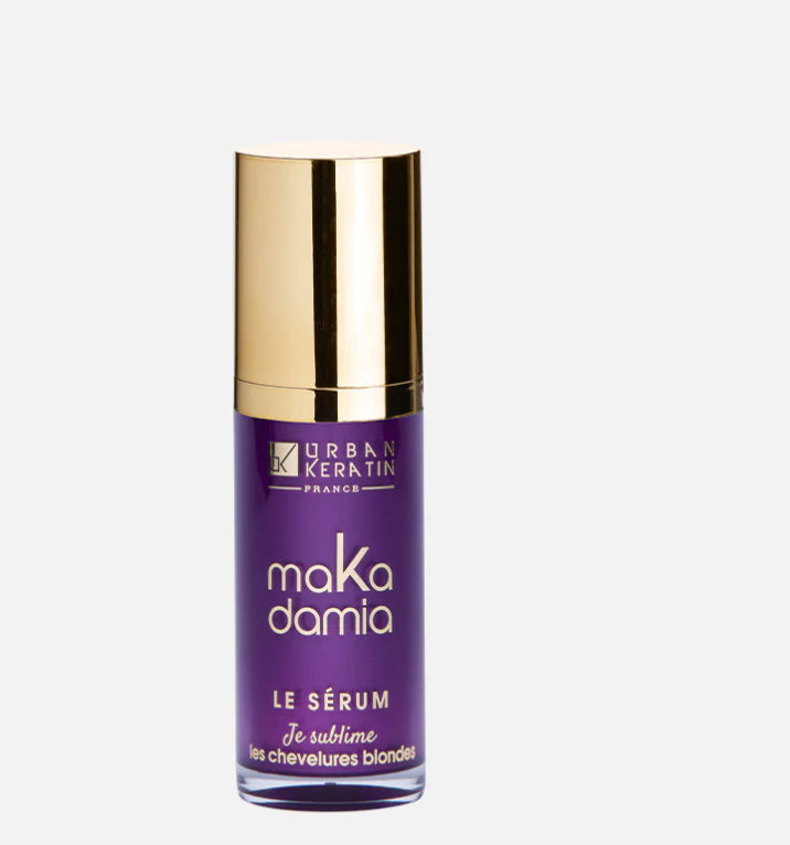 SÉRUM cheveux blonds naturels, méchés, décolorés ou blancs. MAKADAMIA, 30ML