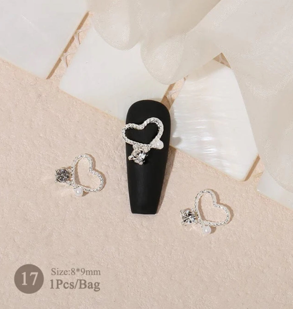 Décoration nails 1pcs - Le coeur Ref 56838-17