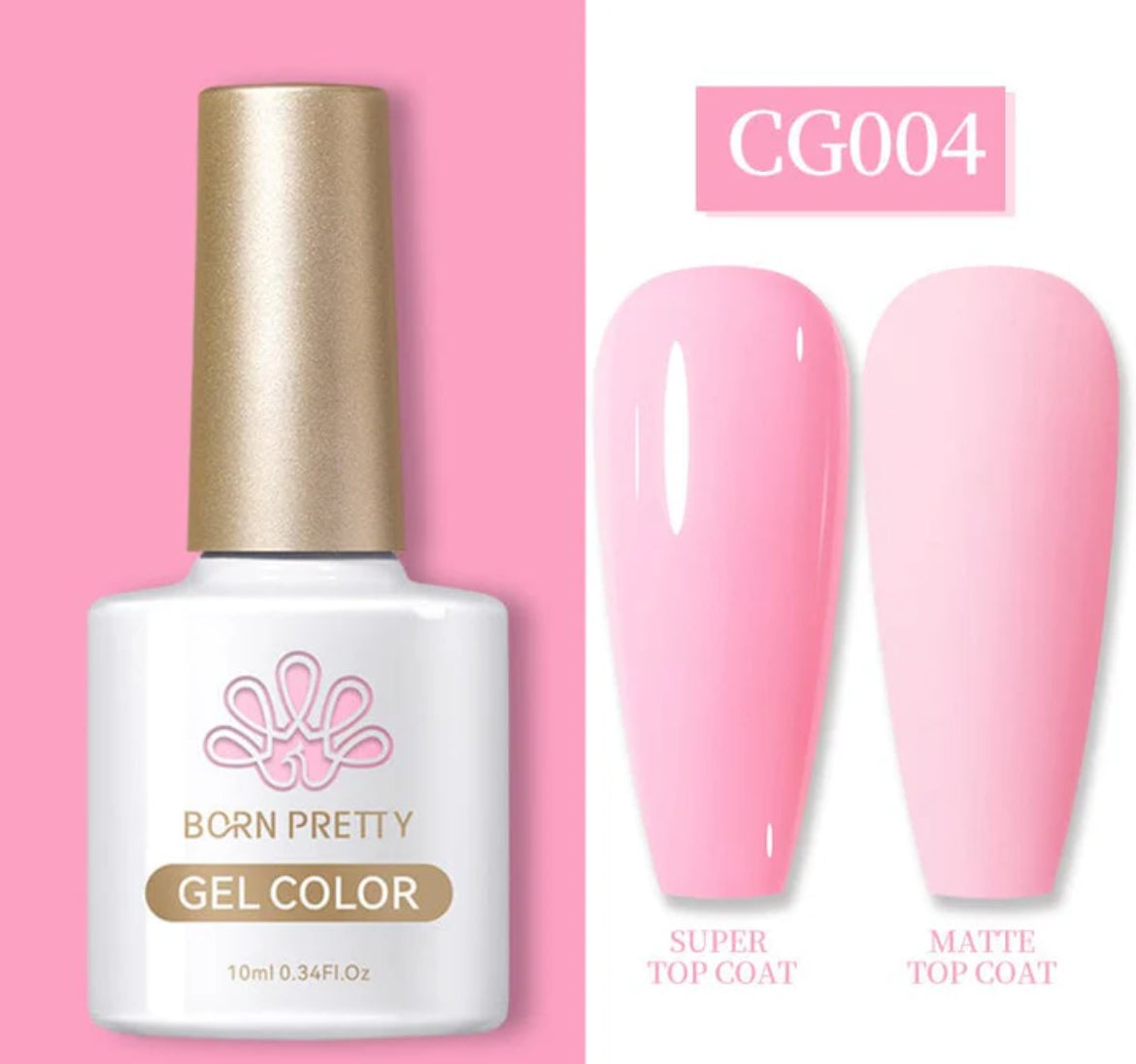 Born Pretty Gel polish uv/led rose bonbon 10ml