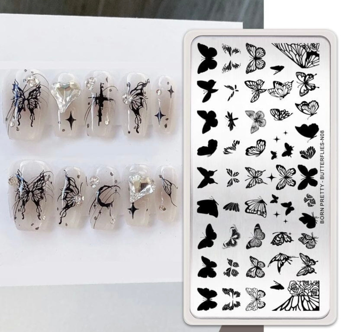 KIT STAMPING NAIL N°5 -5PCS