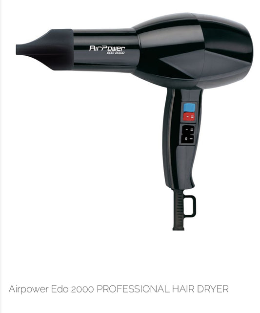 SÈCHE-CHEVEUX PROFESSIONNEL AIRPOWER EDO 2000 PROFESSIONAL HAIR DRYER-1500Watts