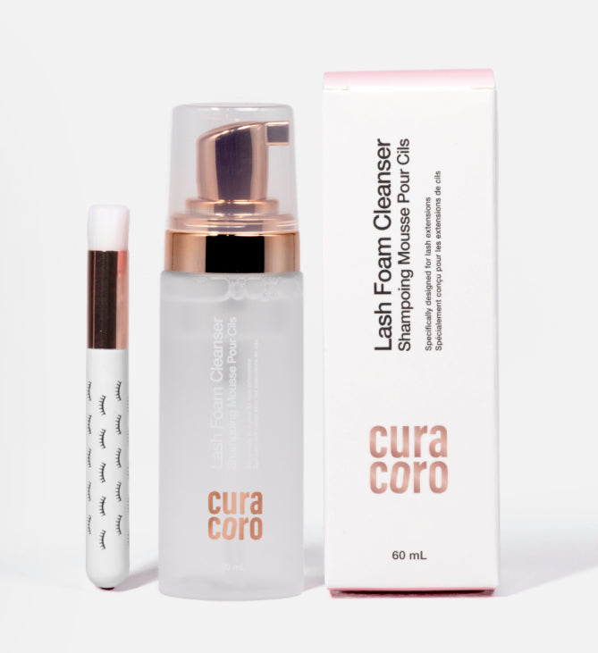 Shampoing pour cils Curacoro 60 ml – Sans parfum vendu avec sa brosse nettoyante