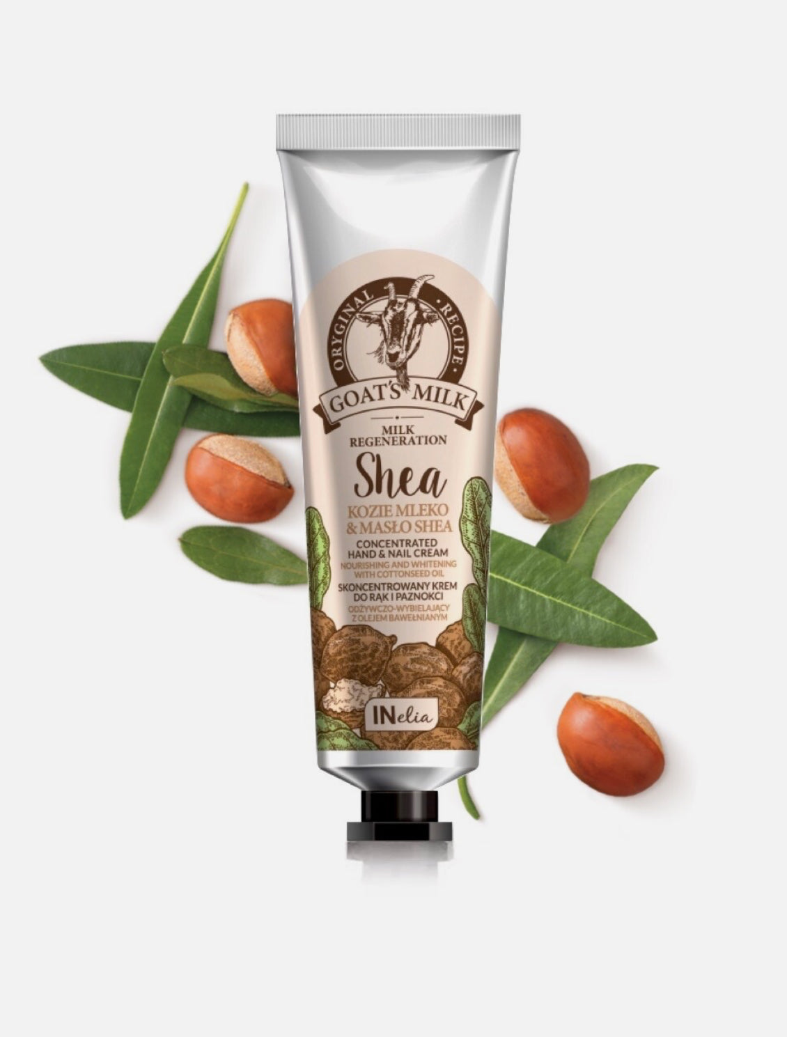 Crème Mains & Ongles au Lait de Chèvre et Karité- Goat's Milk Hand & Nail Cream Concentrate Shea-