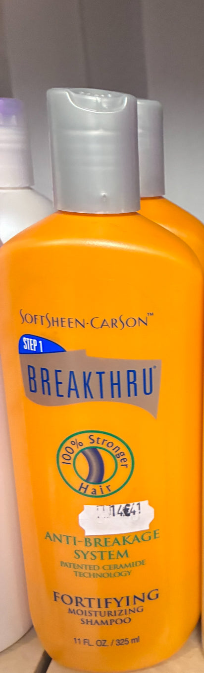 softsheen Breakthru Fortifying Moisturizing Shampoo shampoing anti-casse 325ml