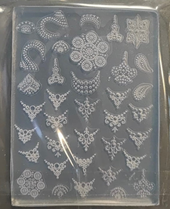 Moules déco Ongles Moules en Silicone Nail art