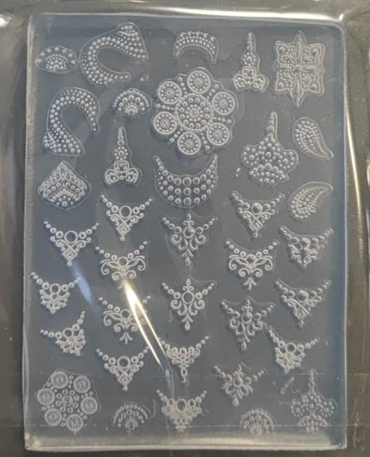 Moules déco Ongles Moules en Silicone Nail art