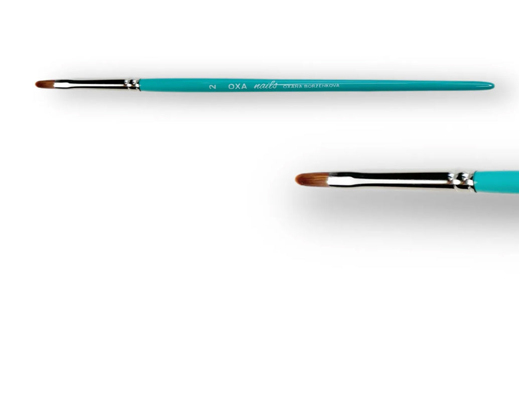 Pinceau “Ovale” no. 2 pour la technique“Zhostovo” Oxanails