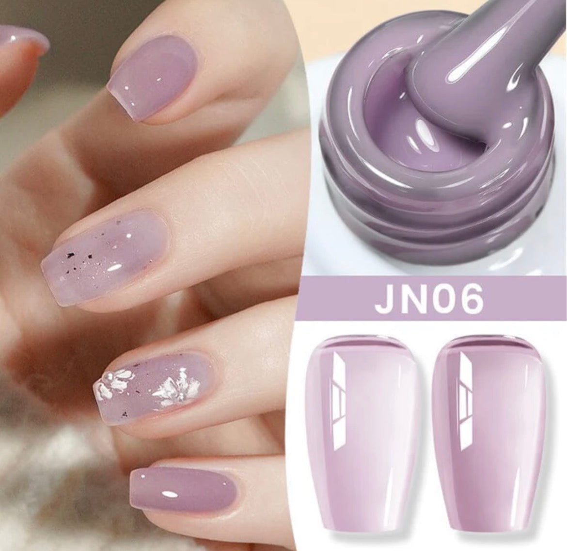 Jn06 Born Pretty Jelly Nude Gel Polish 10ml