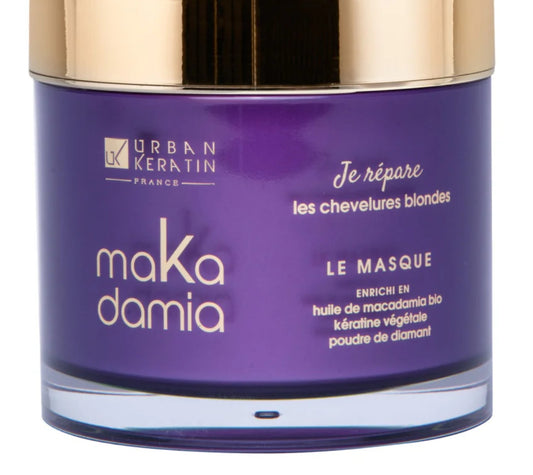 Urban keratin K Makadamia Le masque 200ml- cheveux blond , blanc
