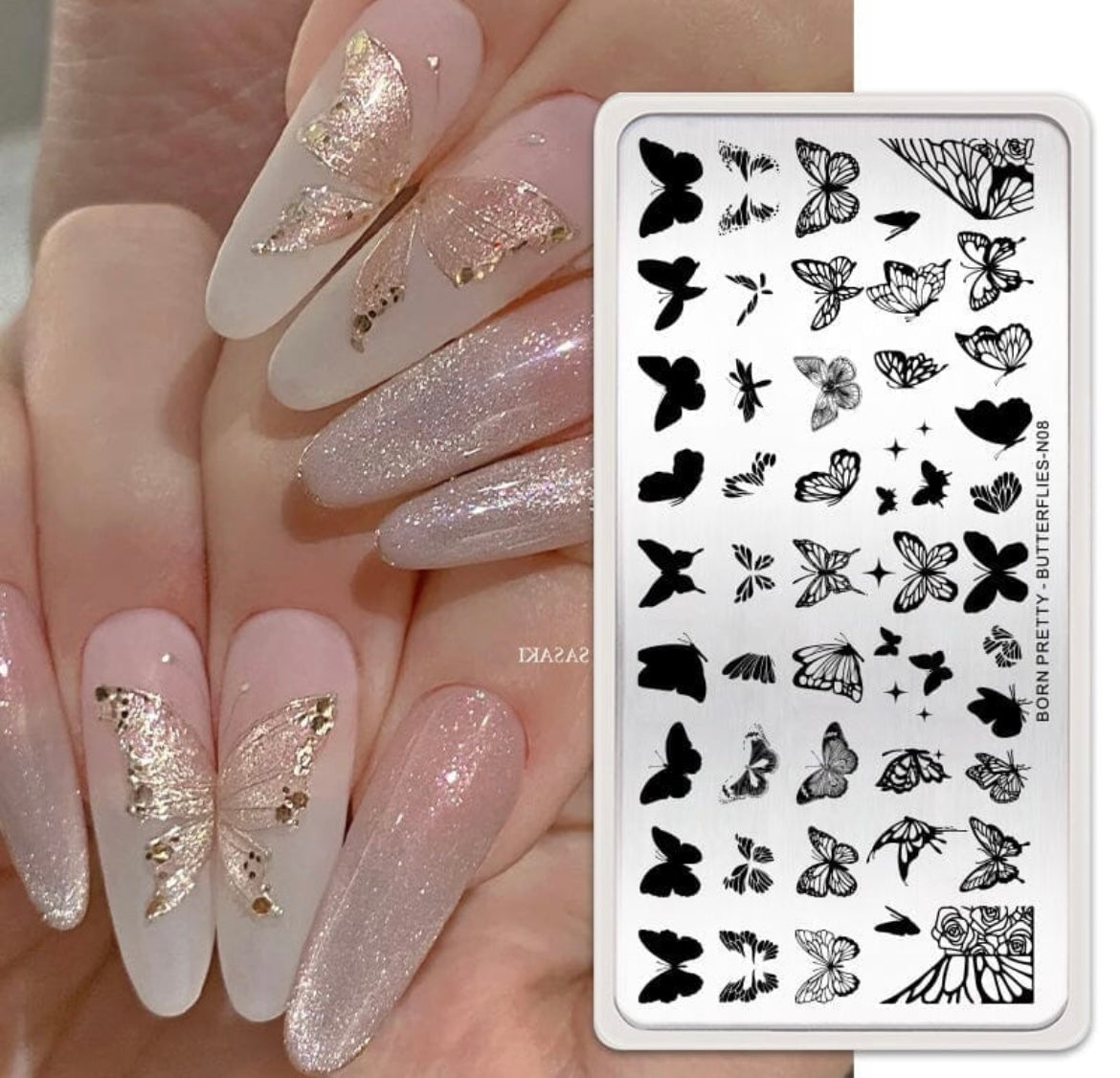KIT STAMPING NAIL N°5 -5PCS