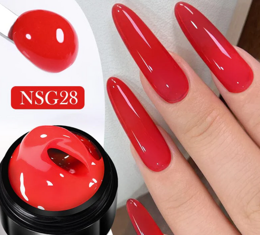 GEL 3D UV/LED 15ML-COULEUR ROUGE