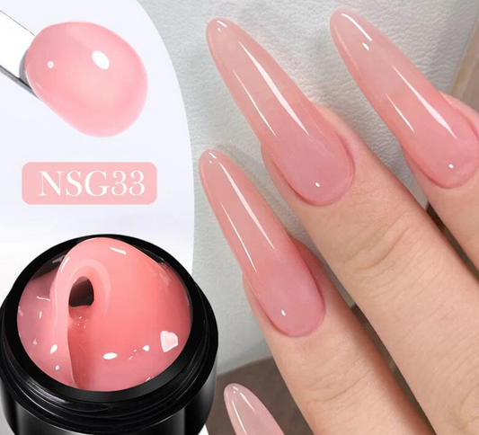 GEL 3D UV/LED 15ML-COULEUR ROSE PÊCHE