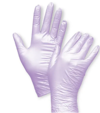 GANT NITRILE NON POUDRÉS TAILLE S PEARLY MAUVE -TAILLE S