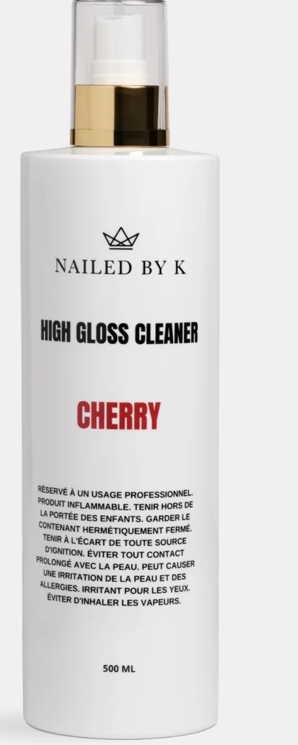 Nailed by K -CLEANER (HIGH GLOSS) - CERISE-500ML