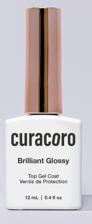 Top coat Brillant glossy (brillance extrême) gel UV/LED 12ml -Curacoro