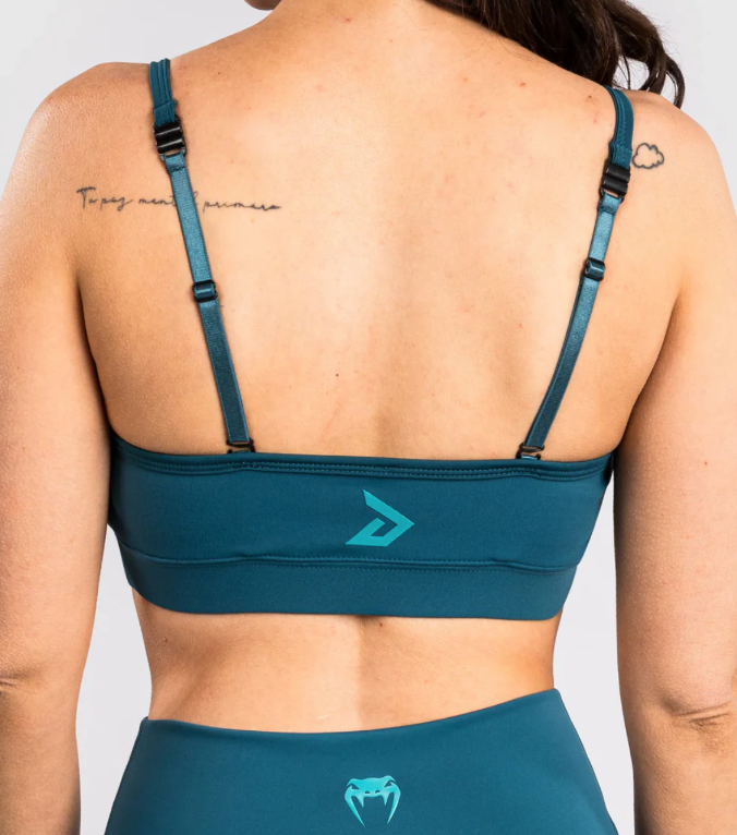 Brassière de sport Venum x Demi - Bleu azur