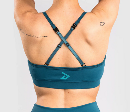 Brassière de sport Venum x Demi - Bleu azur