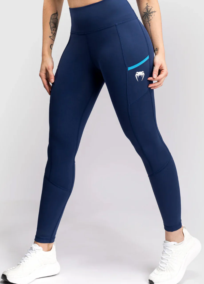 Legging 7/8 Venum X Top Rank - Bleu Marine taille S et Taille M