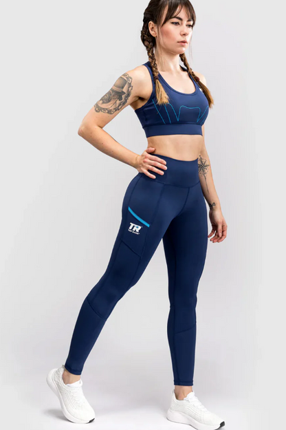 Legging 7/8 Venum X Top Rank - Bleu Marine taille S et Taille M