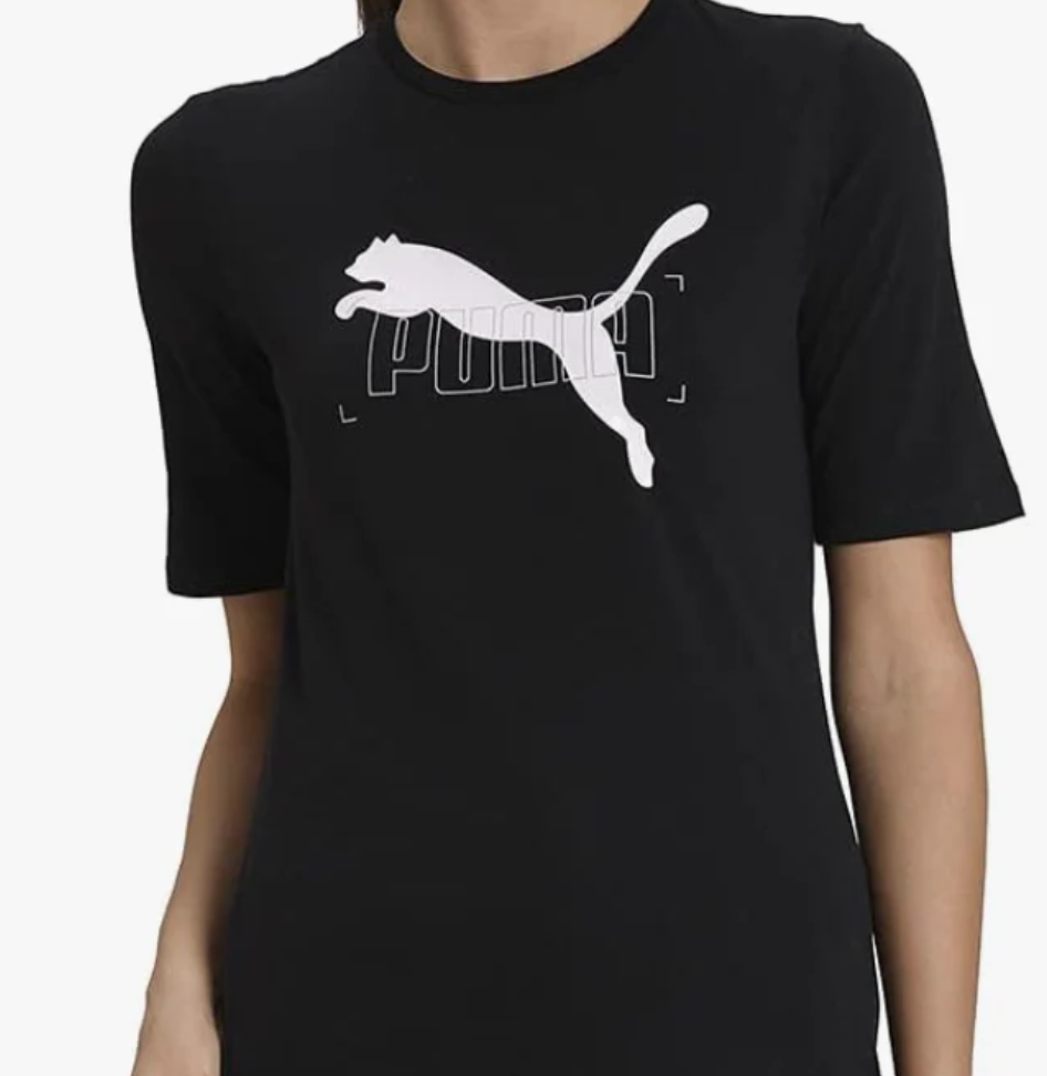 PUMA T-shirt en coton pour femme 100% Coton