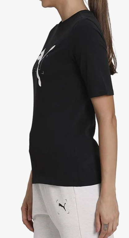 PUMA T-shirt en coton pour femme 100% Coton