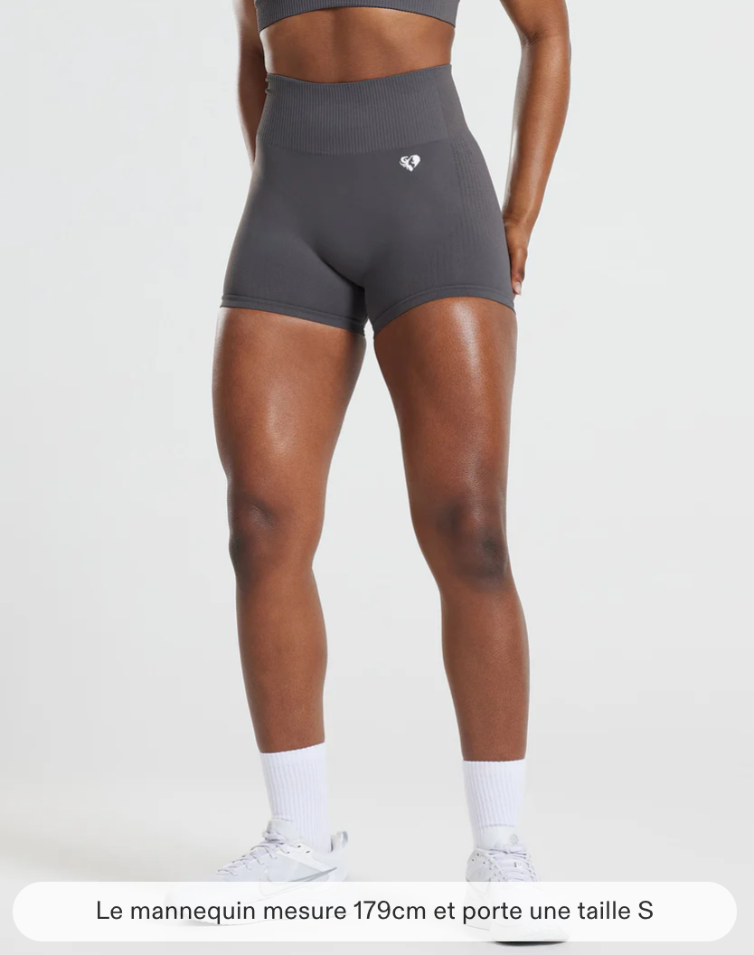 POWER Seamless shorts Women’s Best -colori Graphite