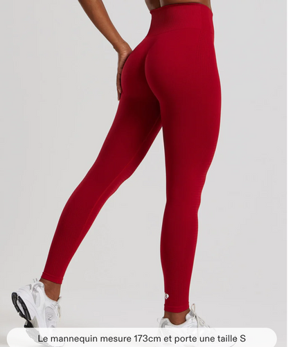 Power Seamless scrunch regular lenght Leggings   Women’s Best -colori Chilli red taille XS