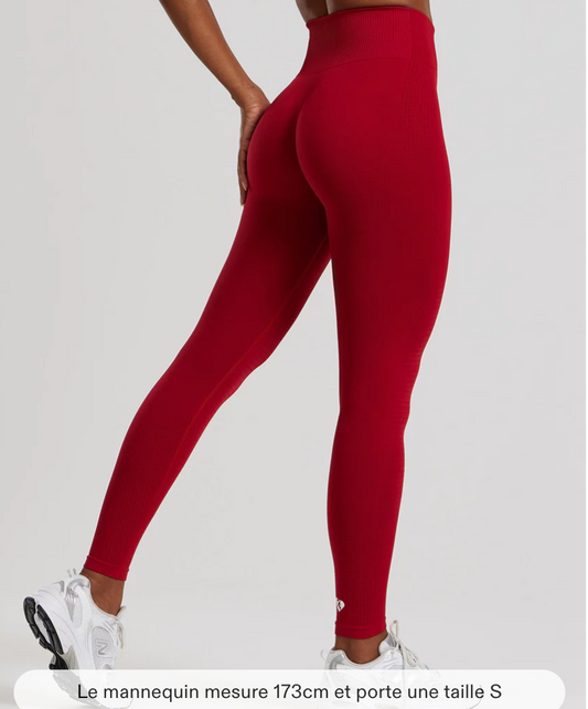 Power Seamless scrunch regular lenght Leggings   Women’s Best -colori Chilli red taille XS