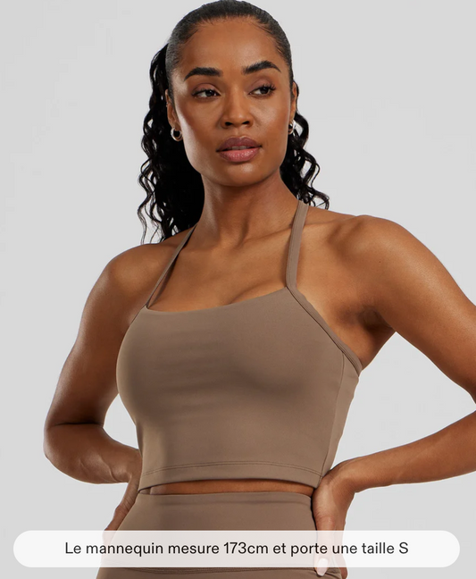 Essential Built In Bra Crop Tank Top Women’s Best-Caribou