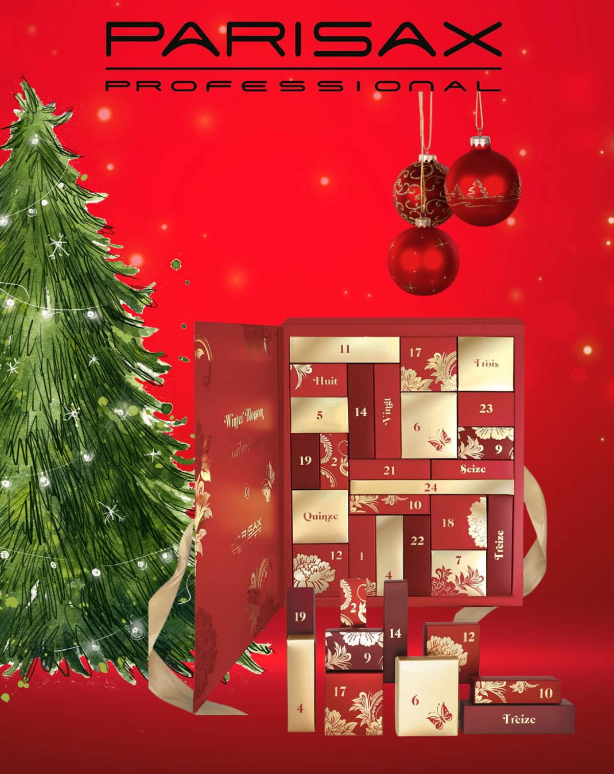 PARISAX CALENDRIER DE L'AVENT 2025 MAKEUP