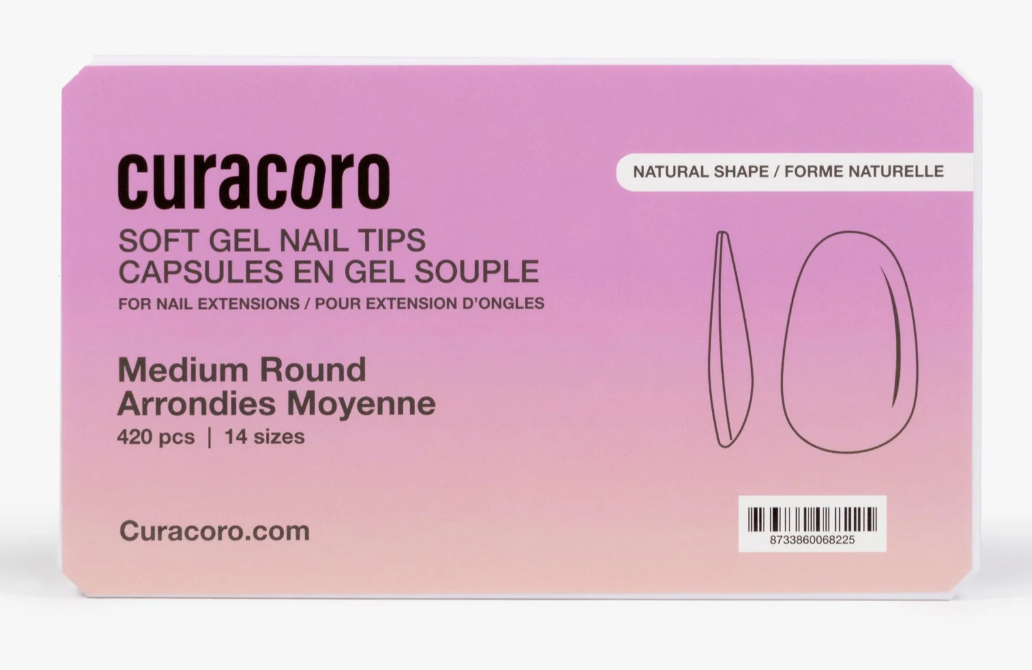 Capsules américaine 420PCS en gel souple | FORME : ARRONDIE & Naturel Taille MEDIUM