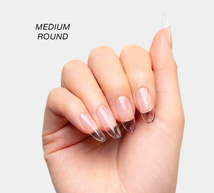 Capsules américaine 420PCS en gel souple | FORME : ARRONDIE & Naturel Taille MEDIUM