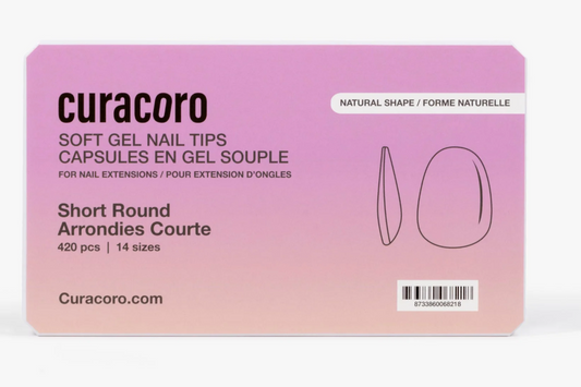 Capsules américaine 420PCS en gel souple | FORME : ARRONDIE & Naturel Taille SHORT