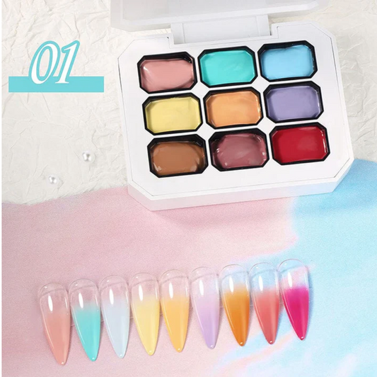 Palette Paint Gel n°1 sans TPO, sans HEMA