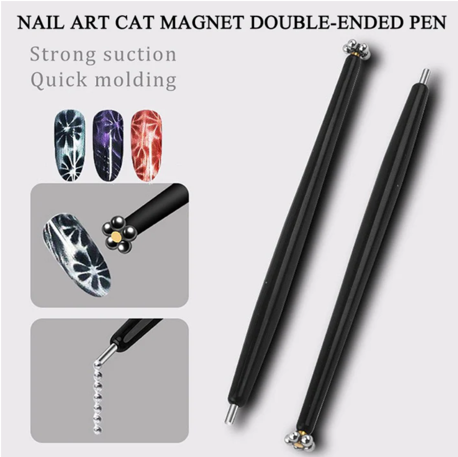 Stylo double tête aimant,aligneur de strass