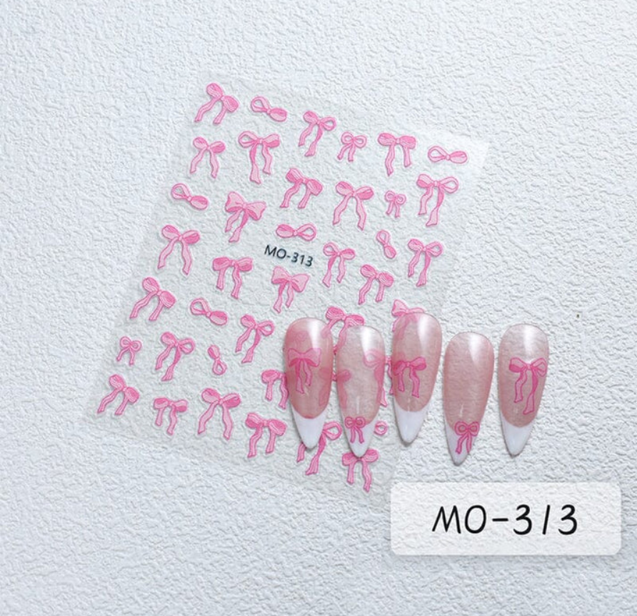 Sticker MO-313 Noeud rose