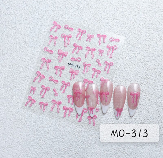 Sticker MO-313 Noeud rose