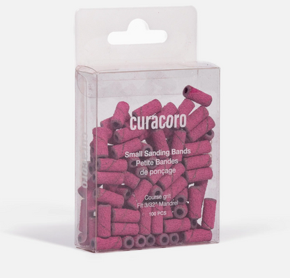 Mini bandes de ponçage pour ongles Grain 80– Compatibles avec mini mandrin | 100 pièces