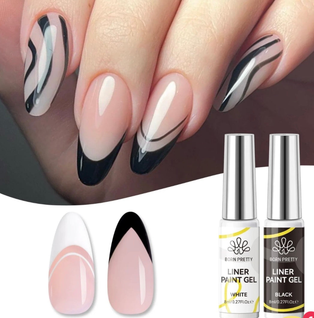 Kit liner blanc et noir 8ml