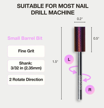 Embout petit cylindre (fin) 3/32"- small barrel bit