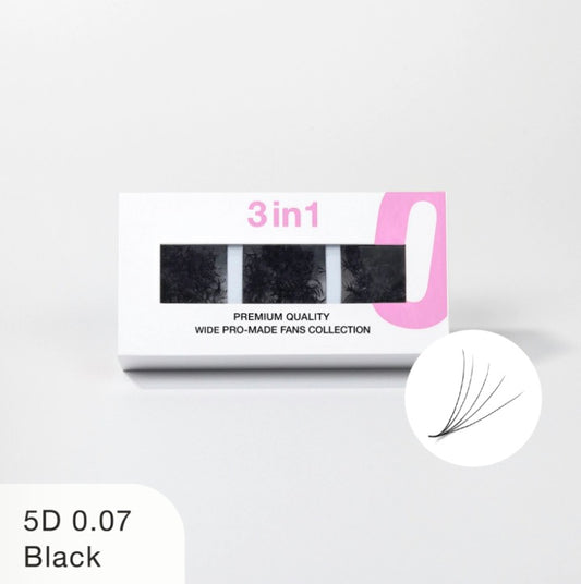 Bouquets Préfaits Promade 3 en 1 | Loose Fans Mixte 5D 0,07
6-7-8mm  / CC