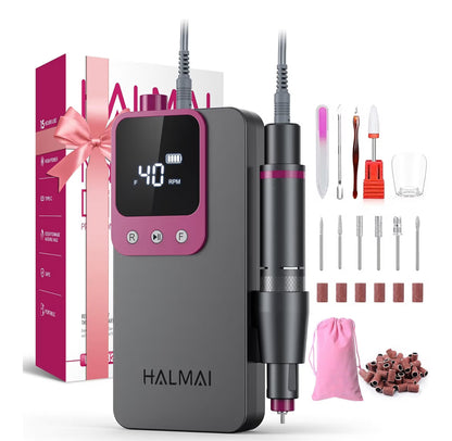 Ponceuse HALMAI, sans fil 40 000tours