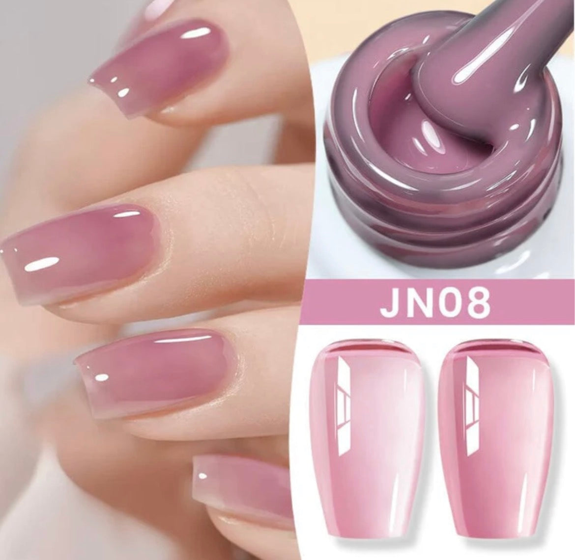 Jn08 Born Pretty Jelly Nude Gel Polish 10ml